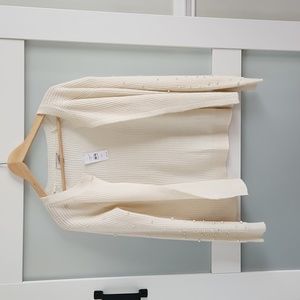 Any Raylor Loft Cream sweater with pearls
